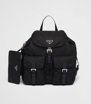 Prada + Re-Nylon Medium Backpack With Pouch
