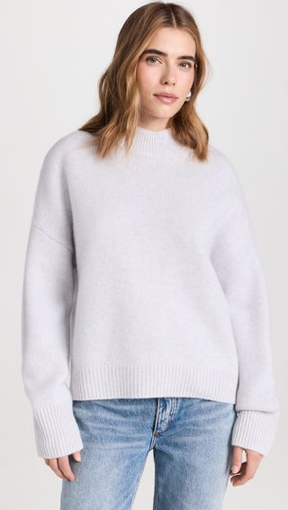 Naadam + Super Luxe Cashmere Mock Neck Sweater