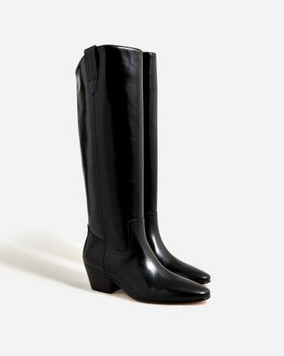J.Crew + Piper Knee-High Boots in Leather