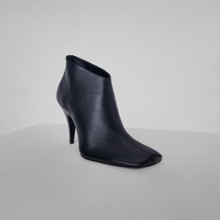 Phoebe Philo + Soft Square-Toe Ankle Boot 90
