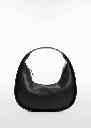 Mango + Leather-Effect Shoulder Bag