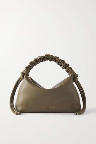 Proenza Schouler + Mini Ruched Leather Shoulder Bag