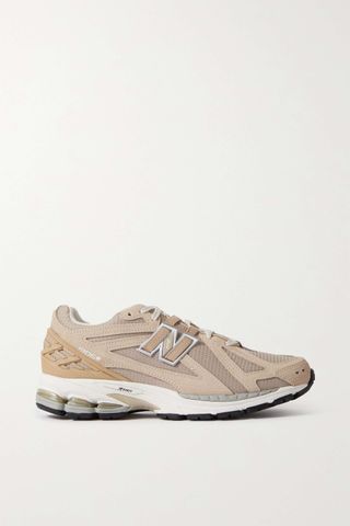New Balance + 1906r Rubber-Trimmed Suede and Mesh Sneakers