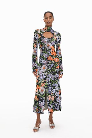 H&M x Rabanne + Jacquard-Knit Cut-Out Dress