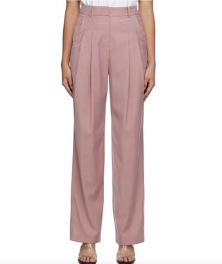 The Frankie Shop + Pink Gelso Trousers