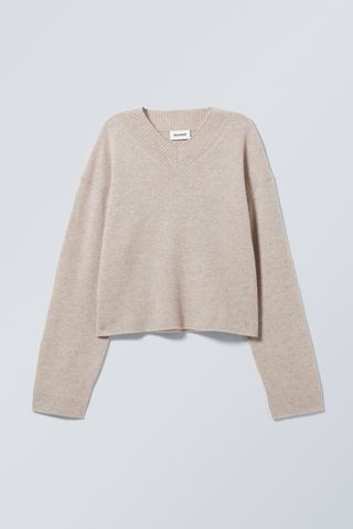 Weekday + Reese V-neck Wool Sweater