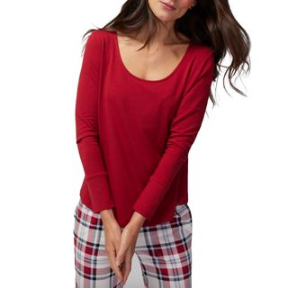 Soma + Embraceable Long-Sleeve Pajama Top