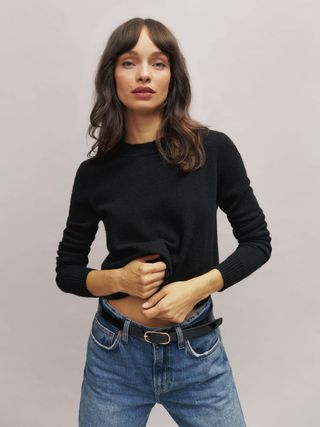 Reformation + Dana Cashmere Crew Sweater