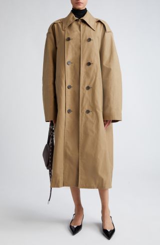 Commission + Doubled Cotton Broadcloth Trench Coat