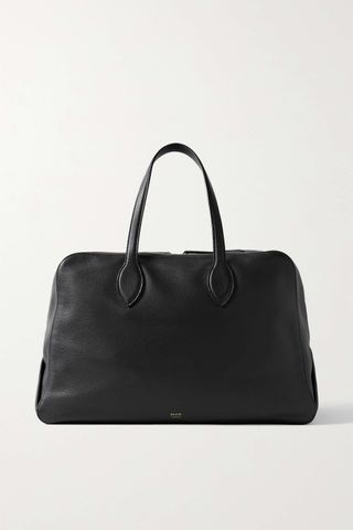 Khaite + Maeve Weekender Large Textured-Leather Tote