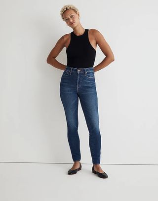 Madewell + Petite Curvy High-Rise Skinny Jeans