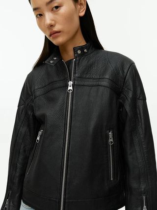 Arket + Racer Leather Jacket