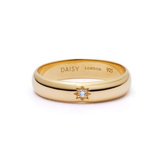 Daisy London + Shining Star Stacking Ring in 18ct Gold Plate