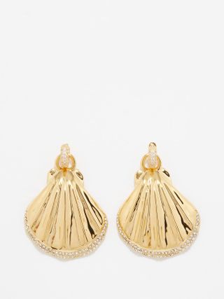 By Alona + Gila 18kt Gold-Plated Earrings