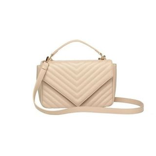 Daisy Rose + Quilted Top Handle Shoulder Crossbody Bag