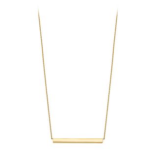 Fred Meyer Jewelers + Bar Necklace in 14K Yellow Gold