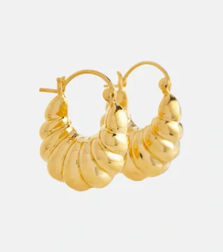 Sophie Buhai + Shell 18kt Gold Vermeil Hoop Earrings