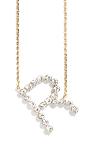 Baublebar + Crystal Initial Pendant Necklace