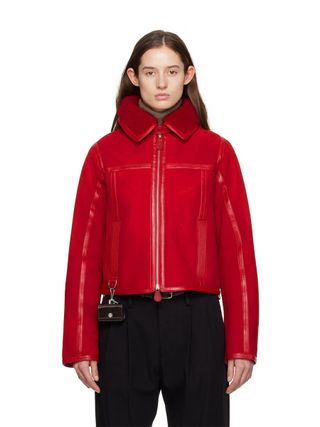 Saks Potts + Red Cosmo Shearling Jacket