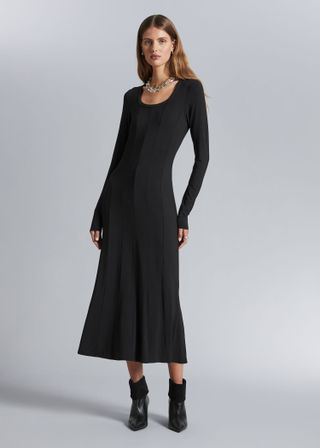 & Other Stories + Pleated Midi Dress