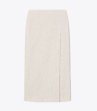 Tory Burch + Linen Wrap Skirt