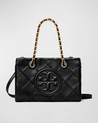 Tory Burch + Fleming Mini Quilted Chain Tote Bag