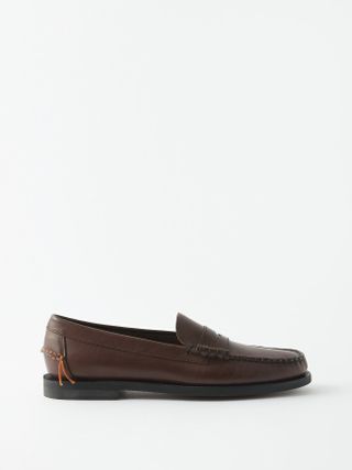 Fortela + Leather Penny Loafers