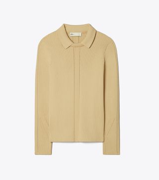 Tory Burch + Polo-Collar Sweater