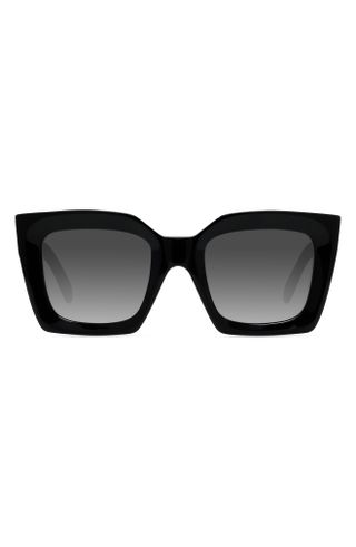 Celine + 51mm Polarized Square Sunglasses
