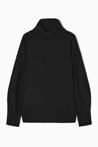 COS + Oversized Wool Roll Neck Sweater