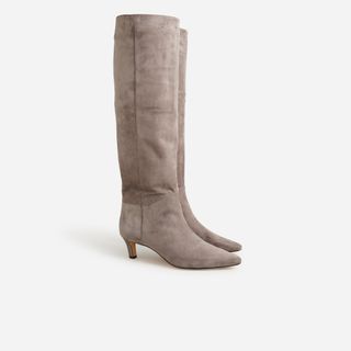 J.Crew + Stevie Knee-High Boots in Suede