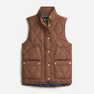 J.Crew + New quilted excursion vest
