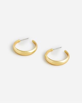 J.Crew + Dainty Gold-Plated Hoop Earrings