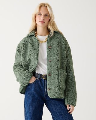 J.Crew + Faux Sherpa Barn Jacket™