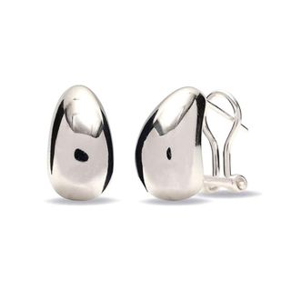 Lecalla + Silver Medium Stud Earrings
