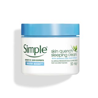Simple + Water Boost Skin Quench Sleeping Cream Moisturiser