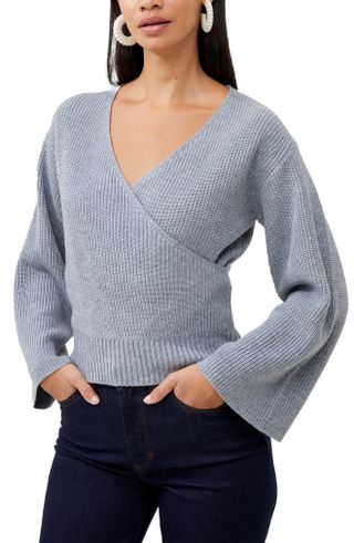 French Connection + Joann Wrap Front Sweater