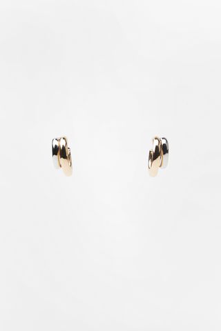 Zara + Double Hoop Earrings