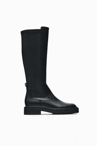 Zara + Track-Sole Boots