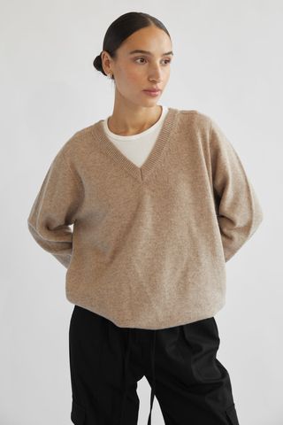 Almina Concept + Wool V Neck Sweater