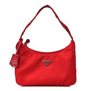 Prada + Tessuto Nylon Mini Re-Edition 2000 Bag in Rosso