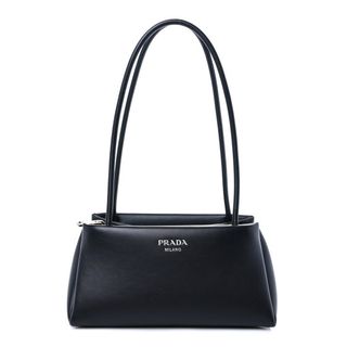 Prada + Nappa Mini Shoulder Bag in Black