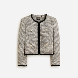 J.Crew Collection + Louisa Lady Jacket in Tinsel Tweed