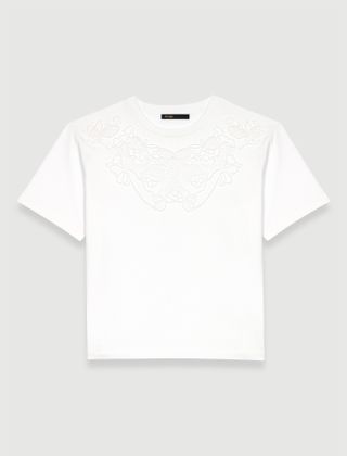 Maje + Cotton T-Shirt