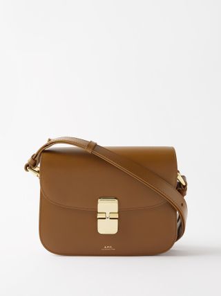 A.P.C. + Grace Small Leather Cross-Body Bag