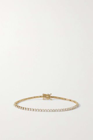 Stone and Strand + Baseline 14-Karat Gold Diamond Tennis Bracelet