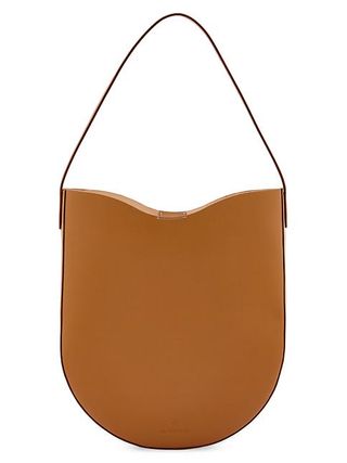 Il Bisonte + Medium Roseto Leather Hobo Bag
