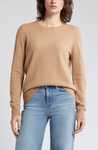 Nordstrom + Crewneck Cashmere Sweater