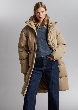 & Other Stories + Mid-Length Puffer Coat