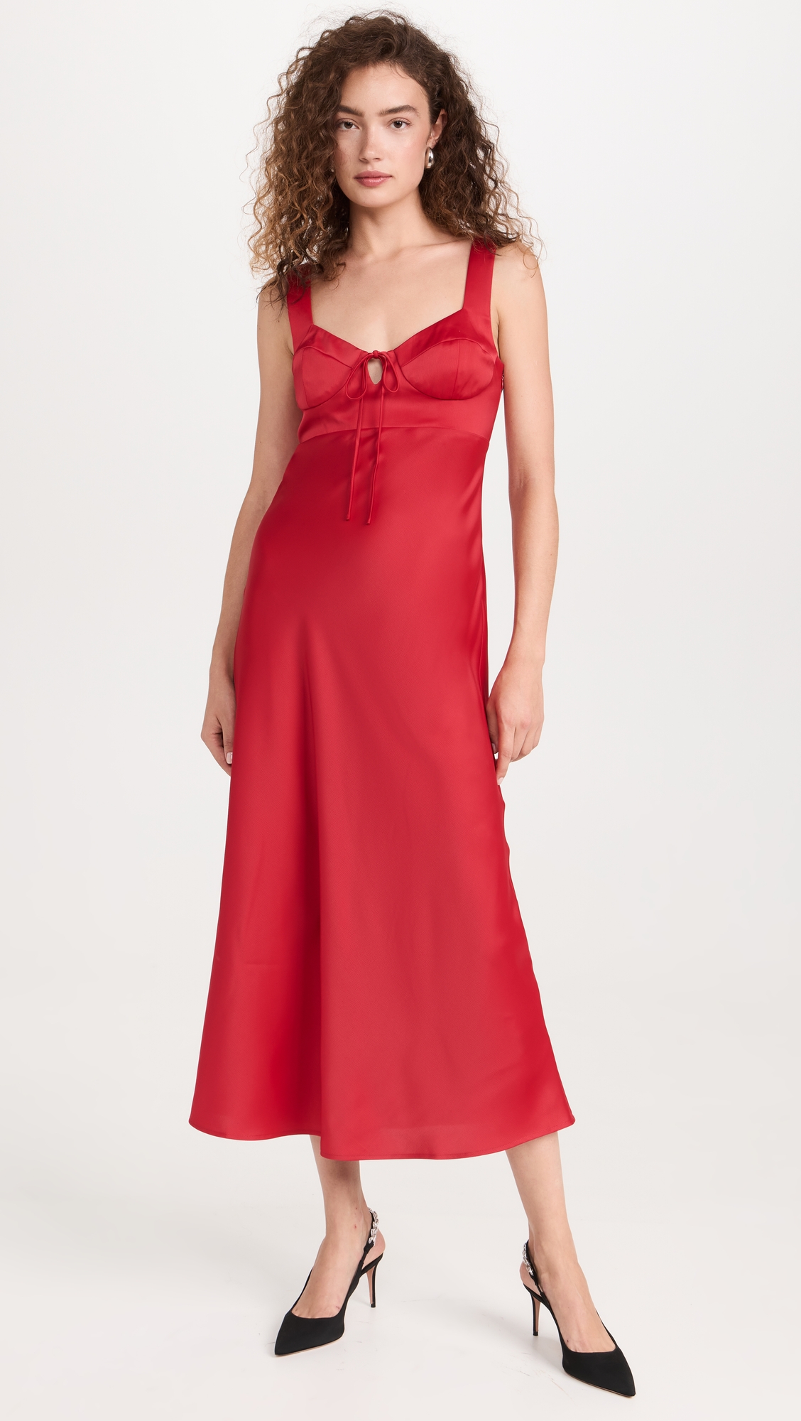 WAYF + Cupped Midi Dress